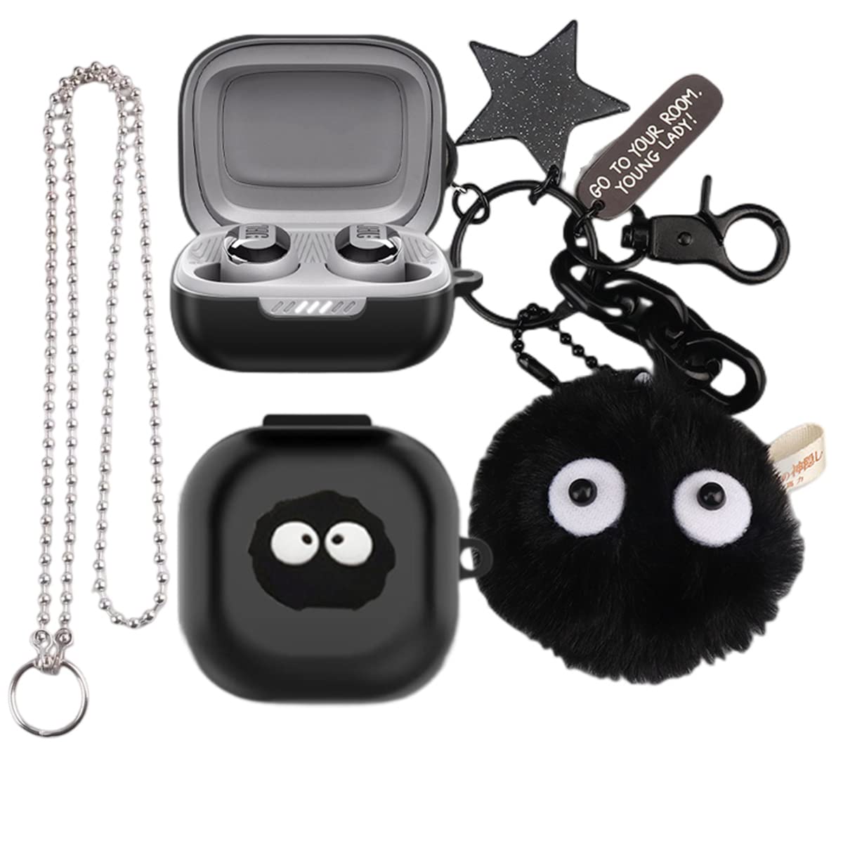 JBL ワイヤレスイヤホン シルバーケース Amazon | For JBL LIVE FREE 2 用の ケース カバー ワイヤレス